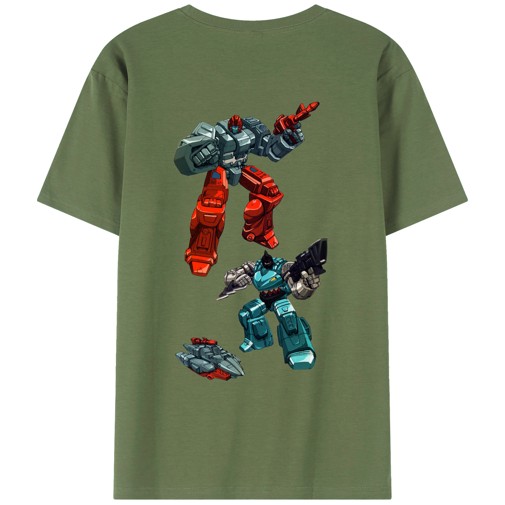 （画像用）  綿100％ メンズ半袖Tシャツ（バックプリント） 通気性